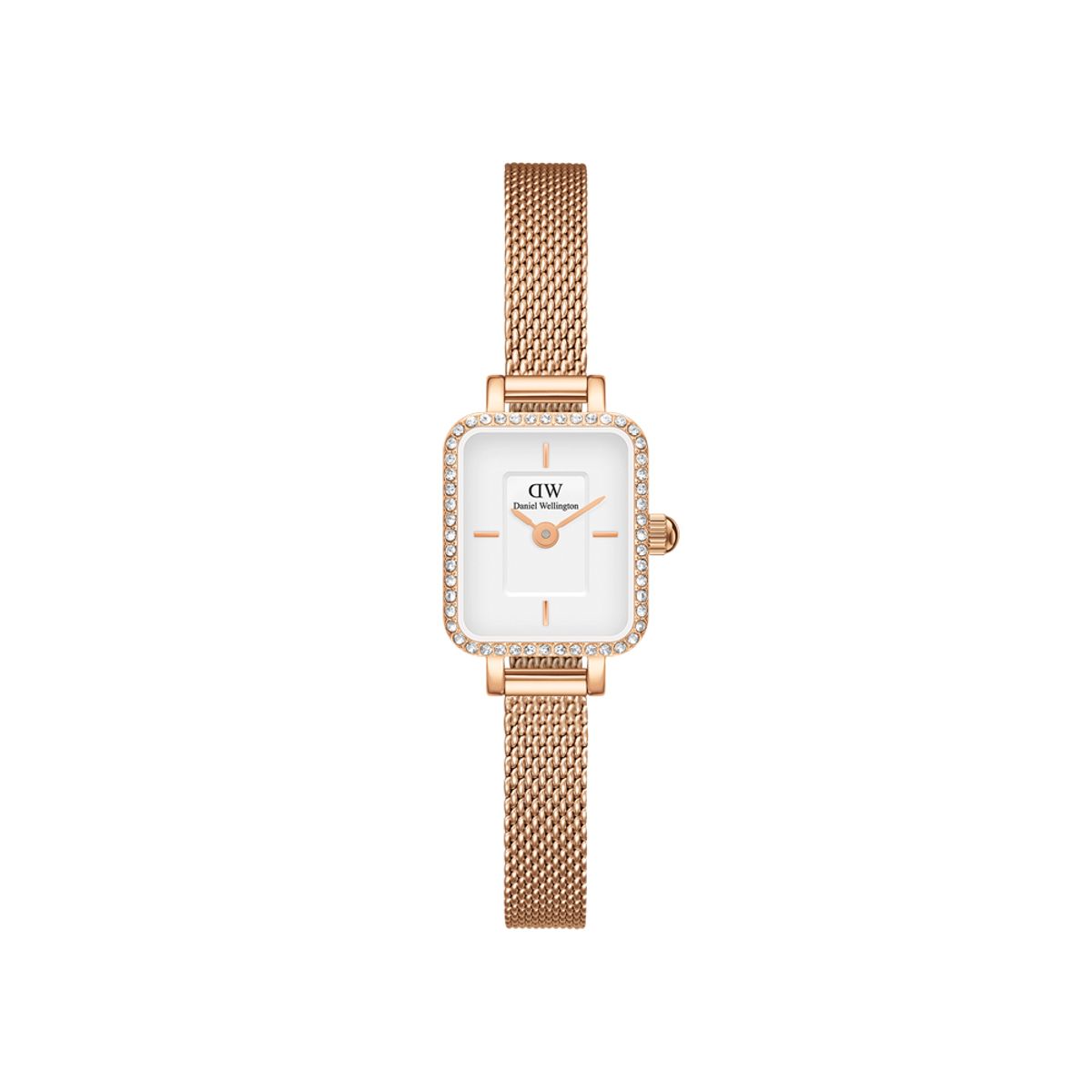 다니엘 웰링턴(DANIEL WELLINGTON) QUADRO MINI LUMINE BEZEL 2컬러 크리스탈 베젤 패션시계