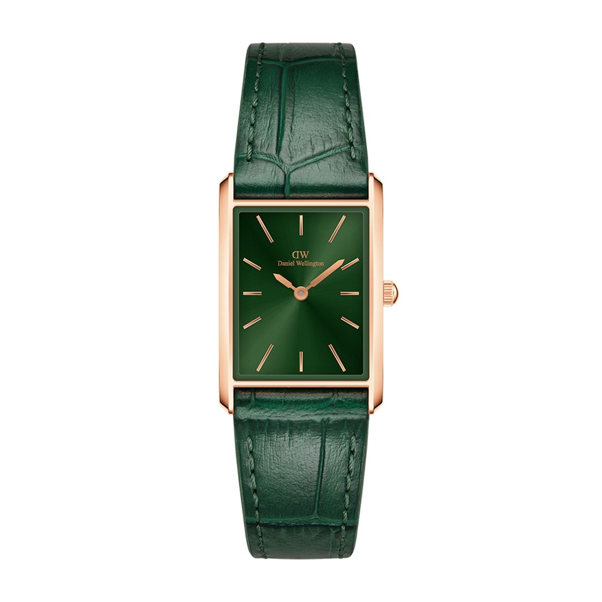 다니엘 웰링턴(DANIEL WELLINGTON) BOUND CROCODILE EMERALD 선레이다이얼 가죽손목시계