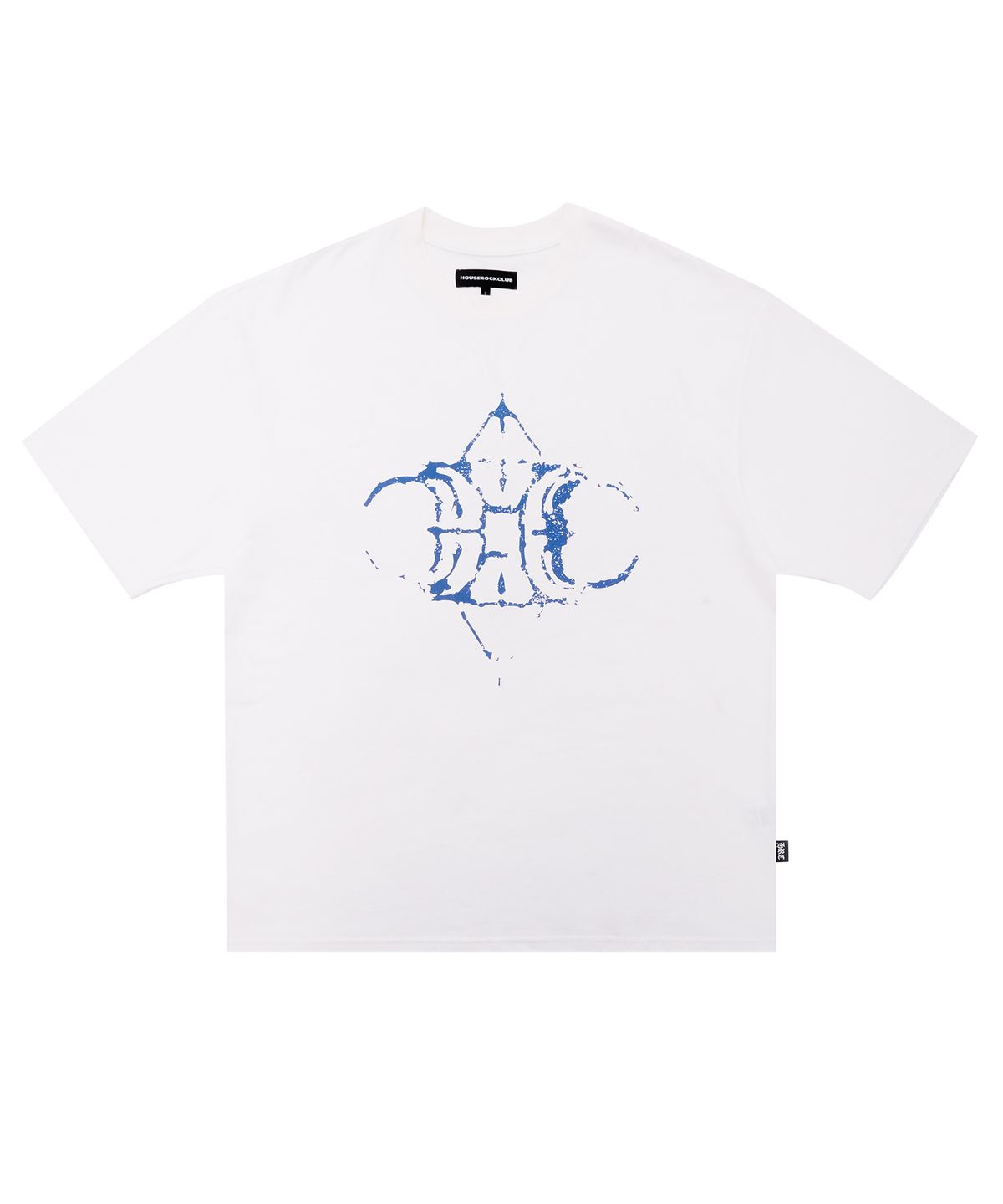 하우스 락 클럽(HOUSE ROCK CLUB) ROCK LOGO TEE - VINTAGE WHITE