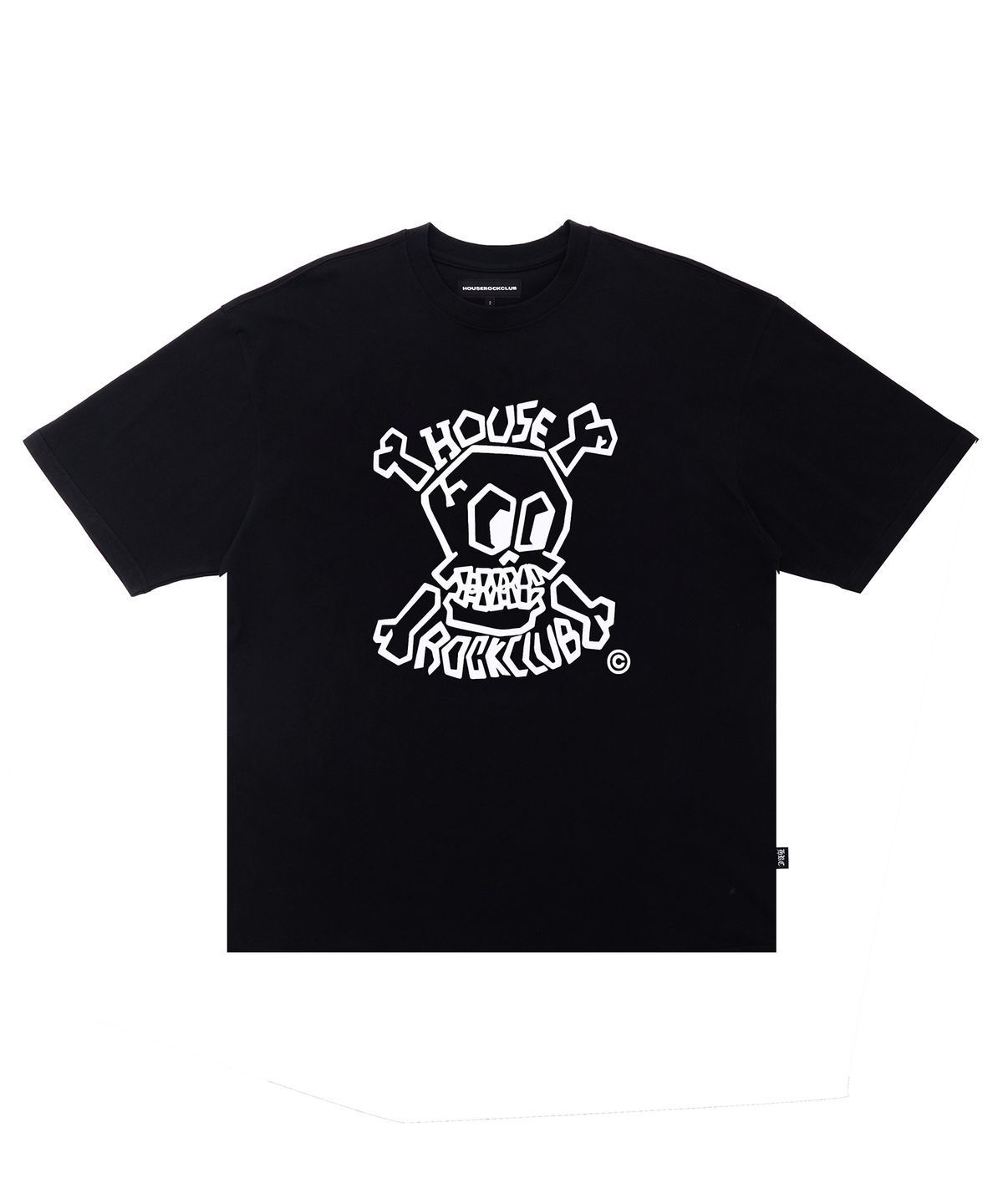 하우스 락 클럽(HOUSE ROCK CLUB) GARAGE SKULL TEE - BLACK