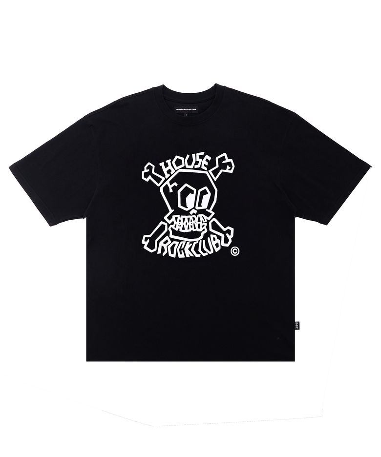 GARAGE SKULL TEE - BLACK