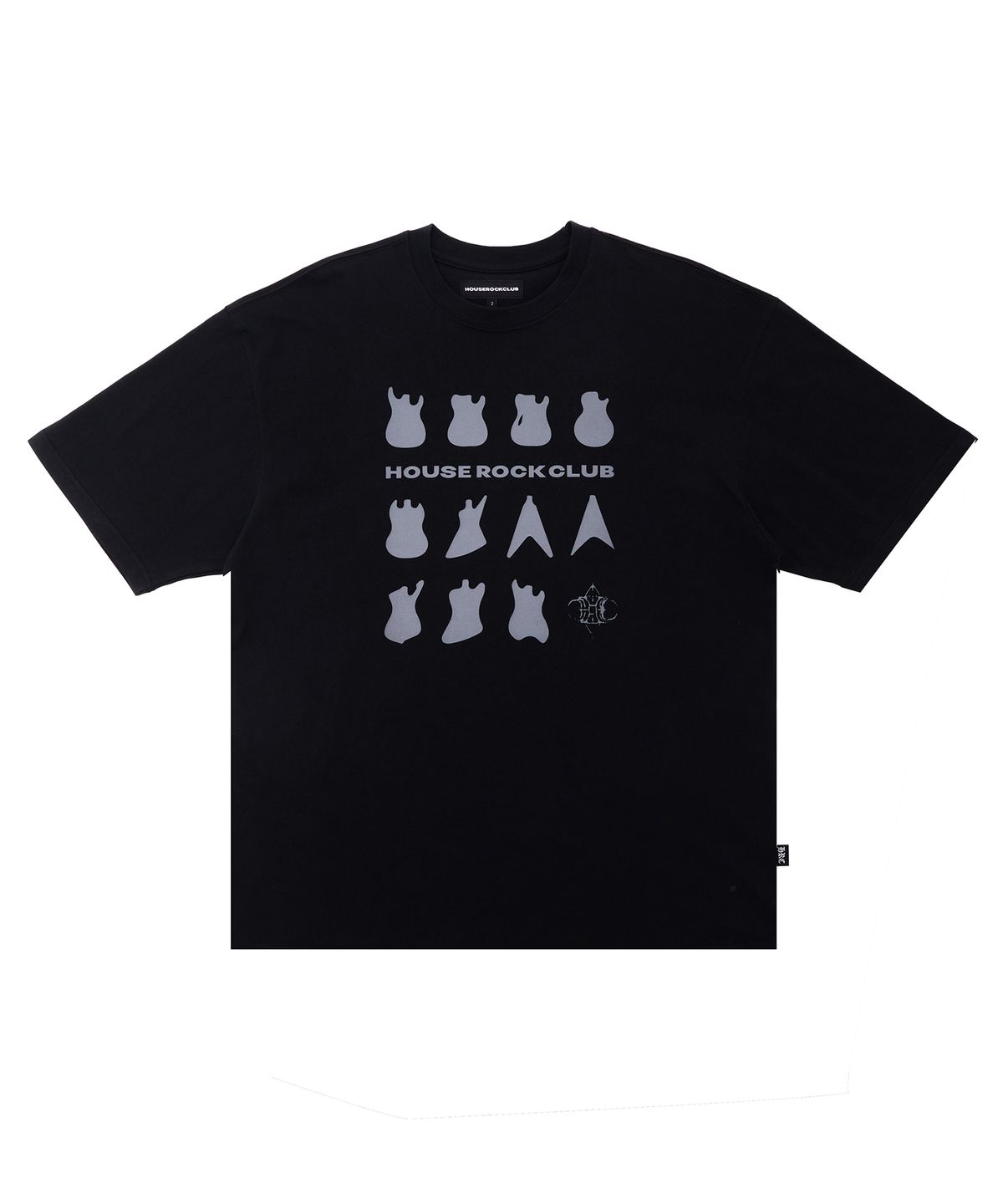 하우스 락 클럽(HOUSE ROCK CLUB) GUITAR TEE - BLACK