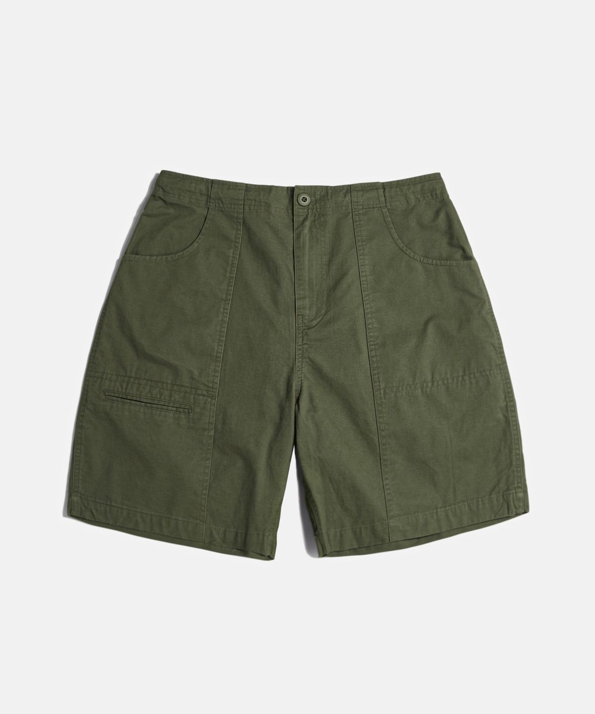 에스피오나지(ESPIONAGE) Washed Cotton Surf Shorts Olive