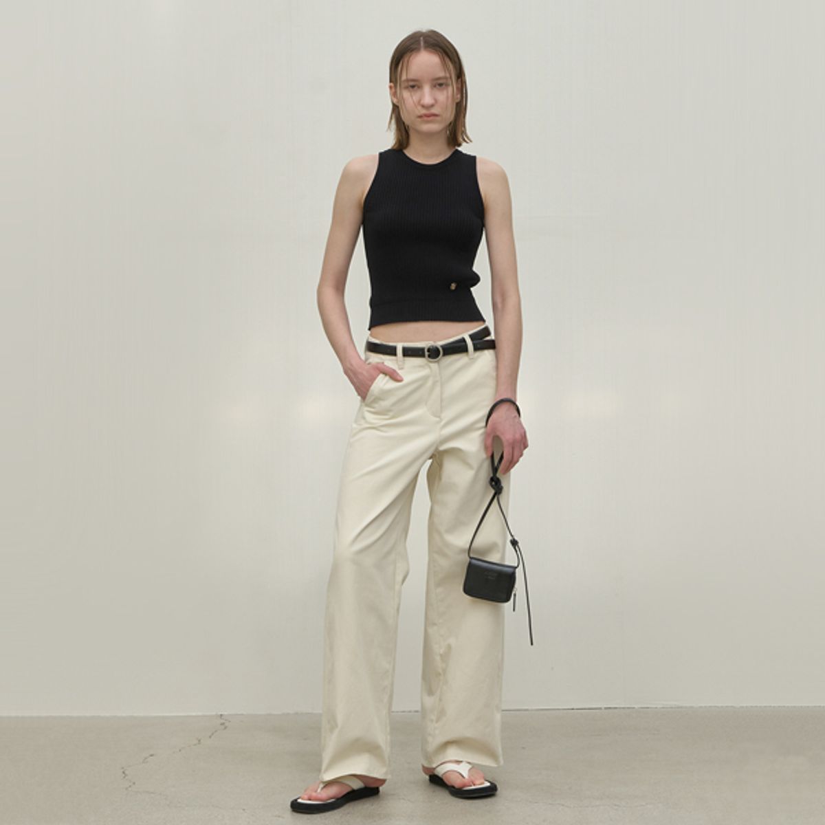 아틀리에 나인(ATELIER NAIN) ESSENTIAL STANDARD COTTON PANTS(PT-5555)