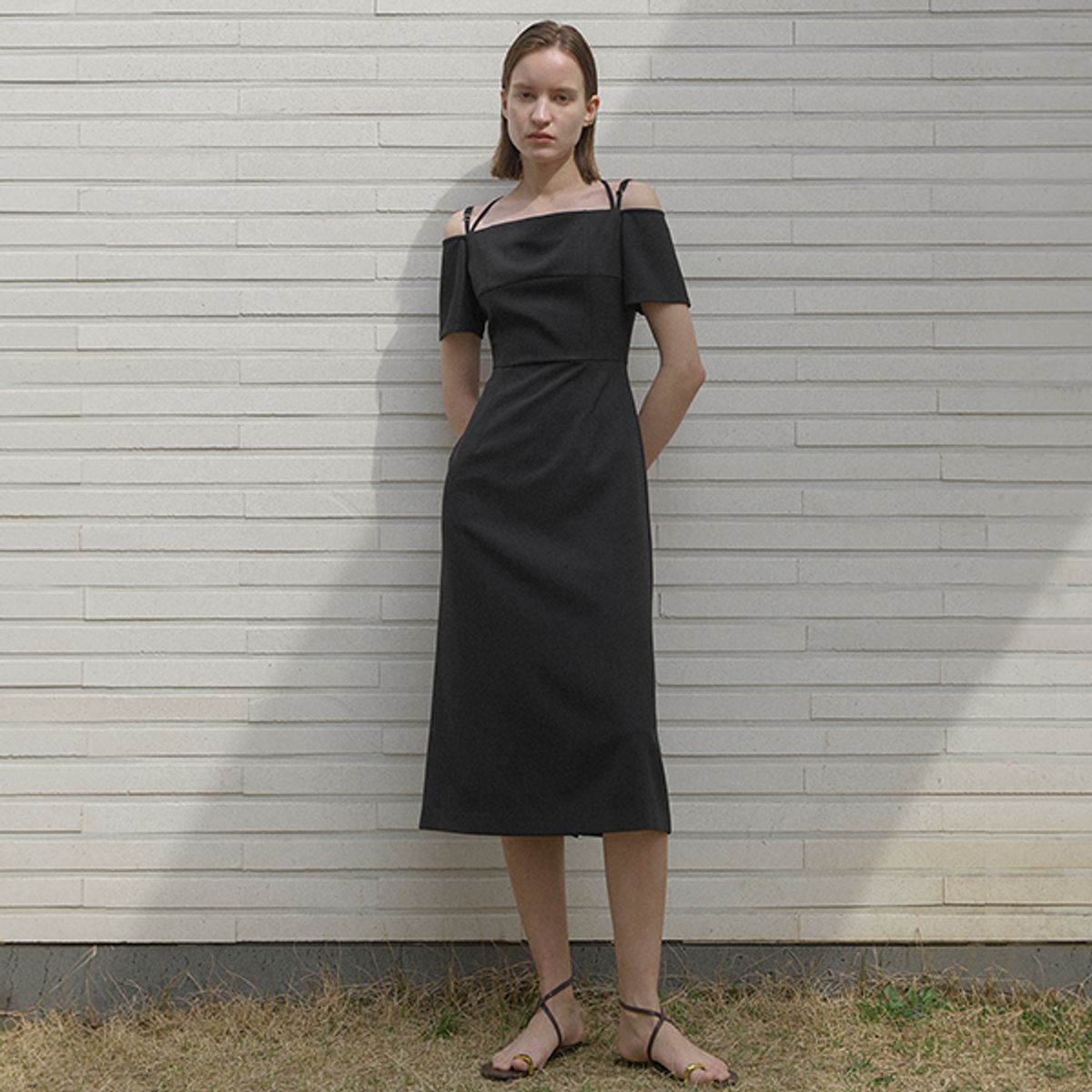아틀리에 나인(ATELIER NAIN) OHARA OFF SHOULDER DRESS(OP-6173)
