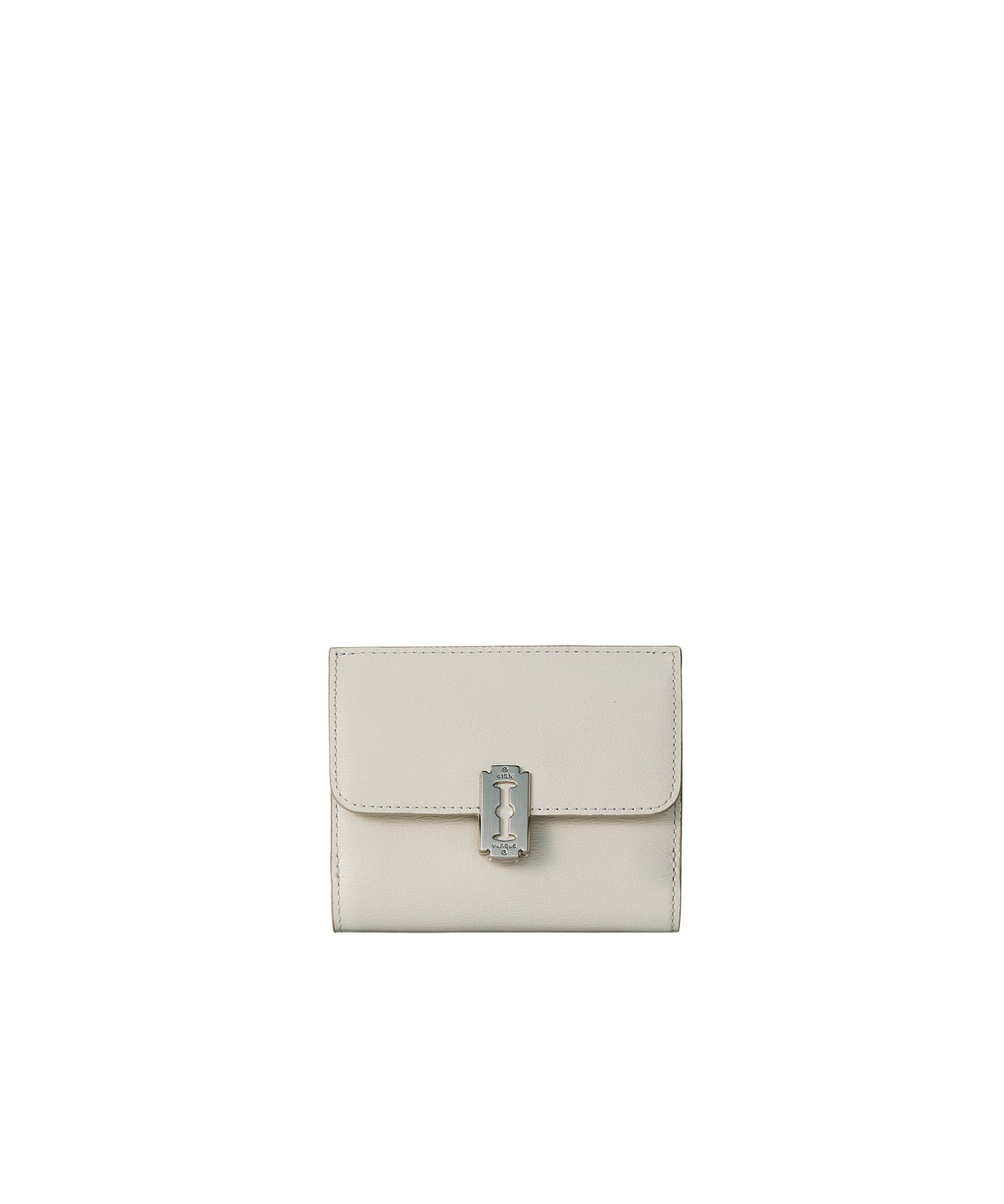 ●vunque● Magpie Flap Half Wallet Soft Ivory m1037_1235958 MUSINSA | VUNQUE Magpie Flap Half Wallet Soft Ivory