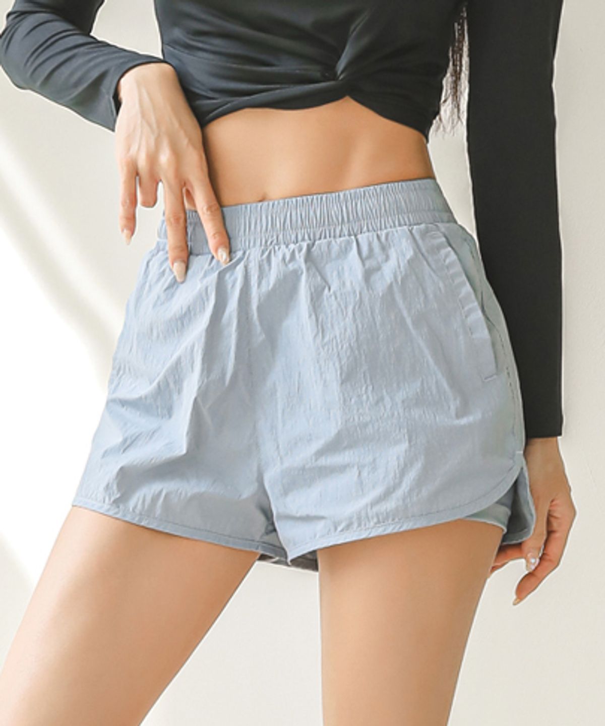 튜브트리(TUBE TREE) 여성용 보드숏 비치팬츠 래쉬가드 B701 블루밍워싱