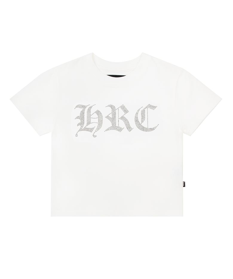 HRC CROP TEE - WHITE