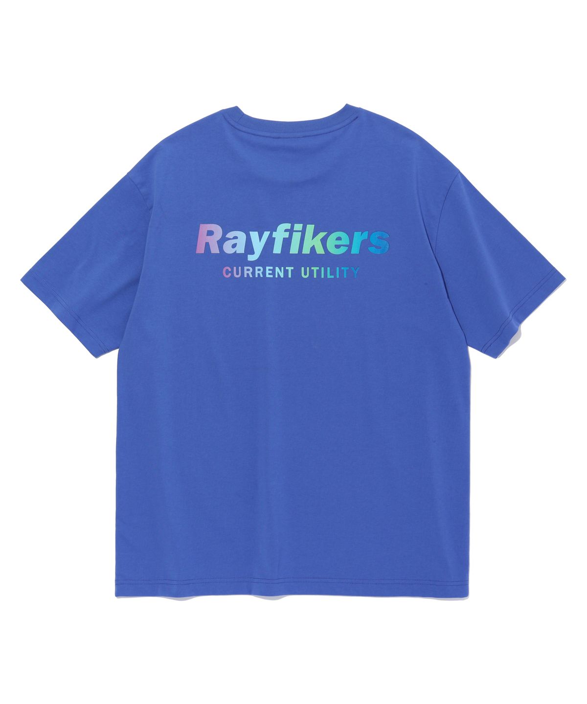 레이피커스(RAYFIKERS) 시그니처 로고 반팔티 BLUE (MO7TU442-053)