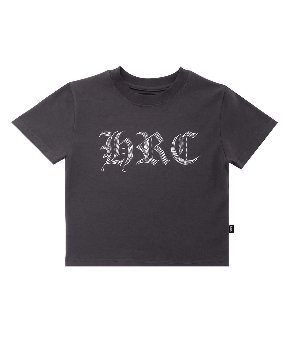 하우스 락 클럽(HOUSE ROCK CLUB) HRC CROP TEE - CHARCOAL