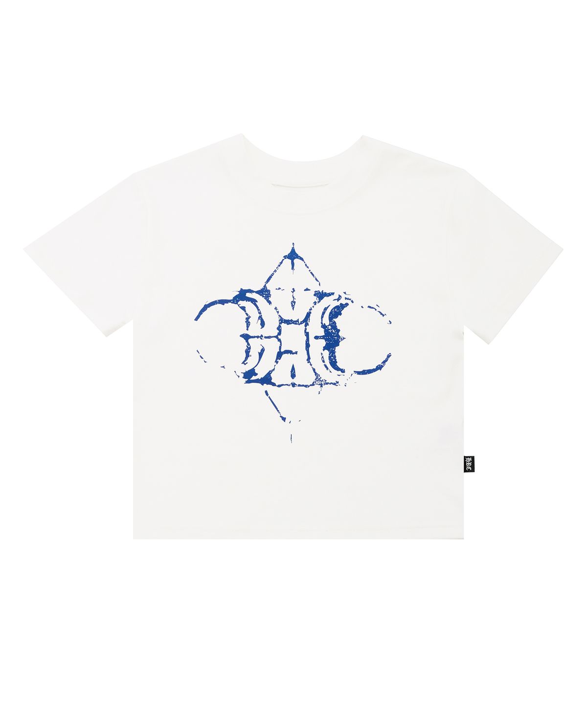 하우스 락 클럽(HOUSE ROCK CLUB) ROCK LOGO CROP TEE - WHITE