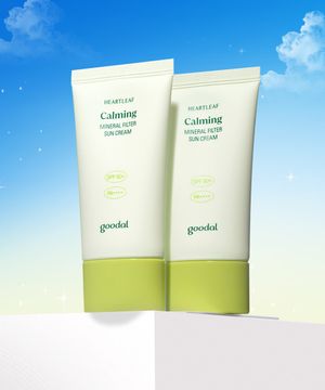 [2pack] 맑은 어성초 진정 무기자차 선크림 50ml [증정]비타C듀오샤셰1EA