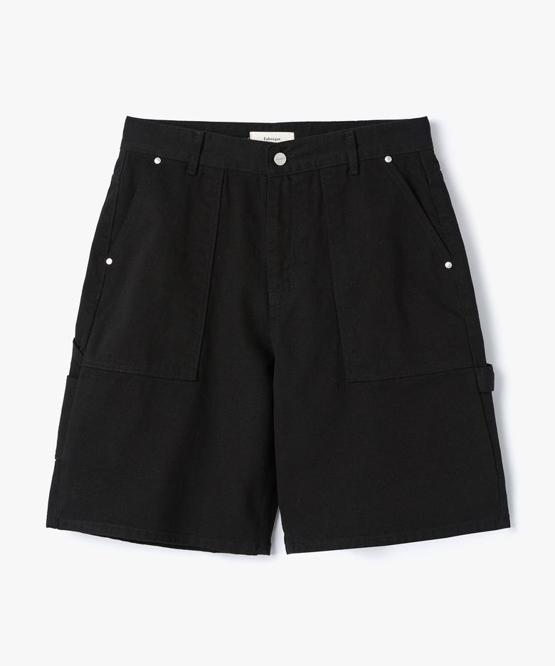 카펜터 치노 버뮤다 팬츠 (블랙)
