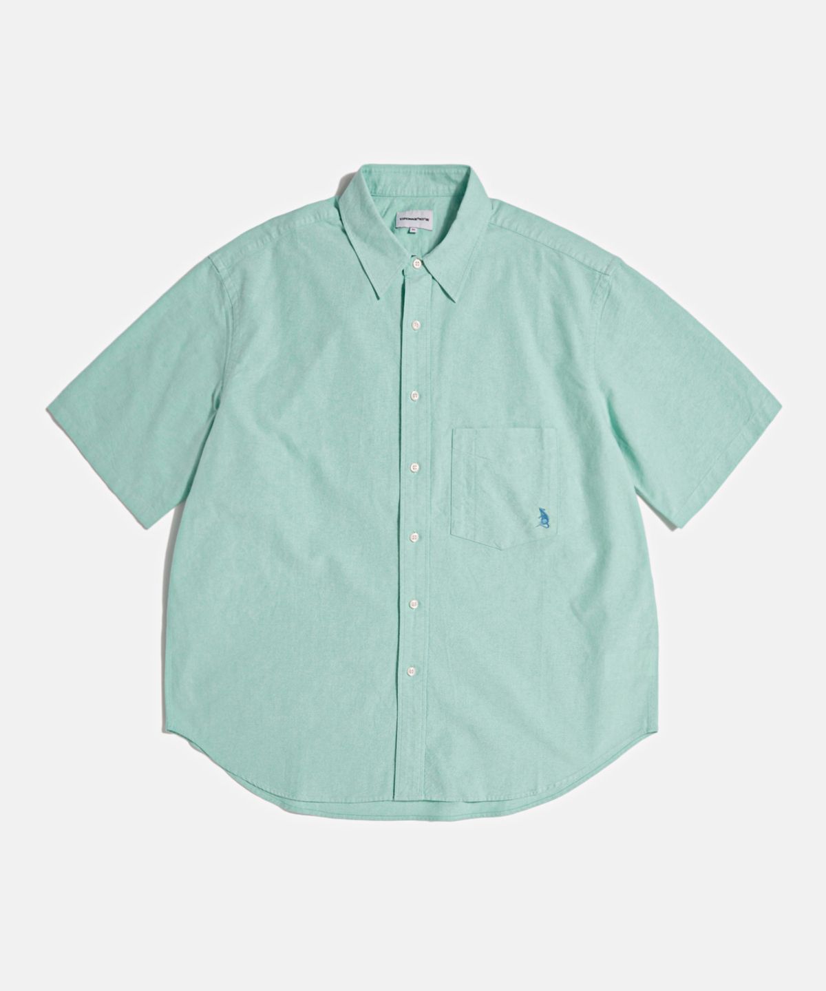 에스피오나지(ESPIONAGE) Oxford S/S Over Shirt Mint