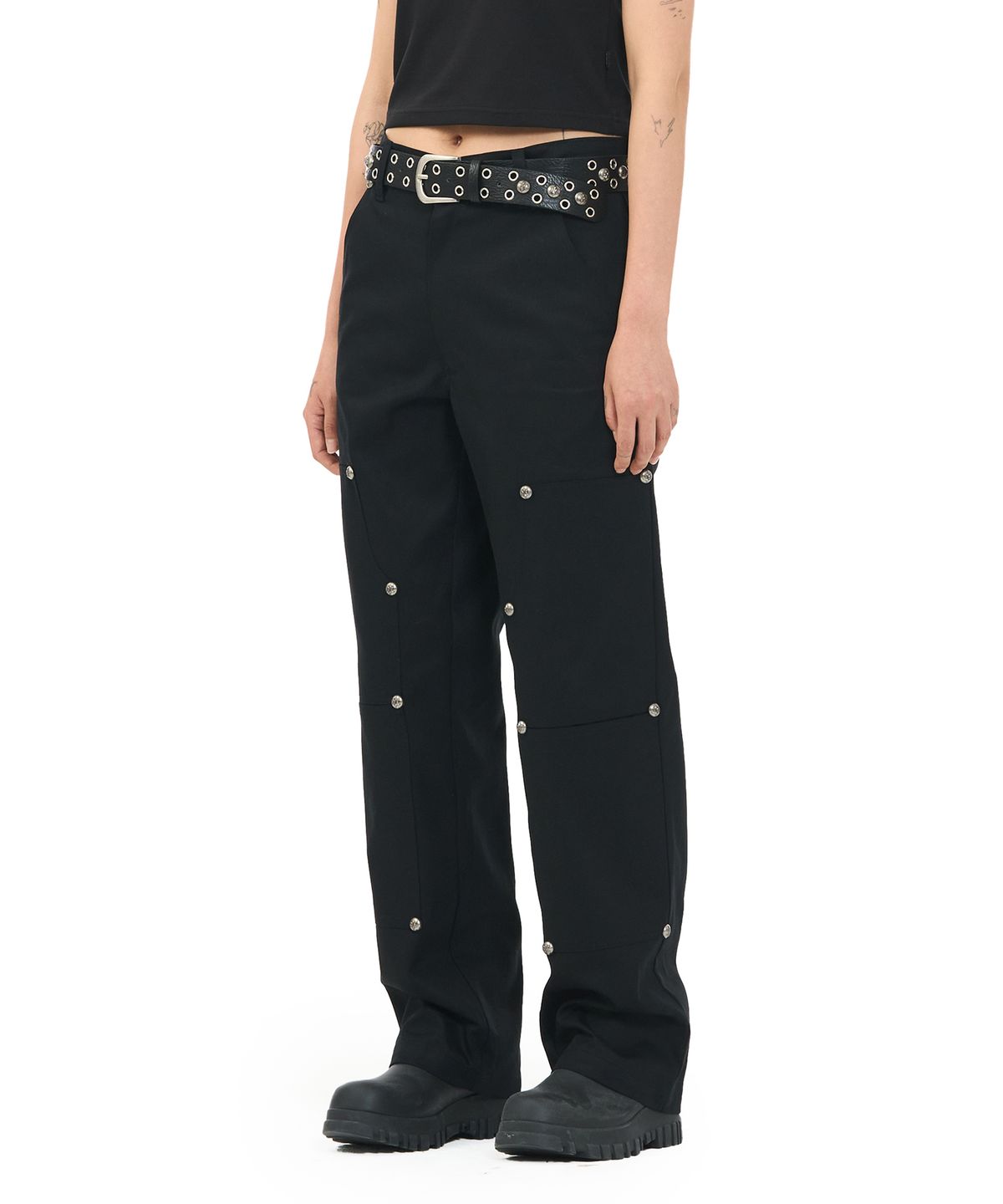 하우스 락 클럽(HOUSE ROCK CLUB) ROCK CARPENTER PANTS - BLACK