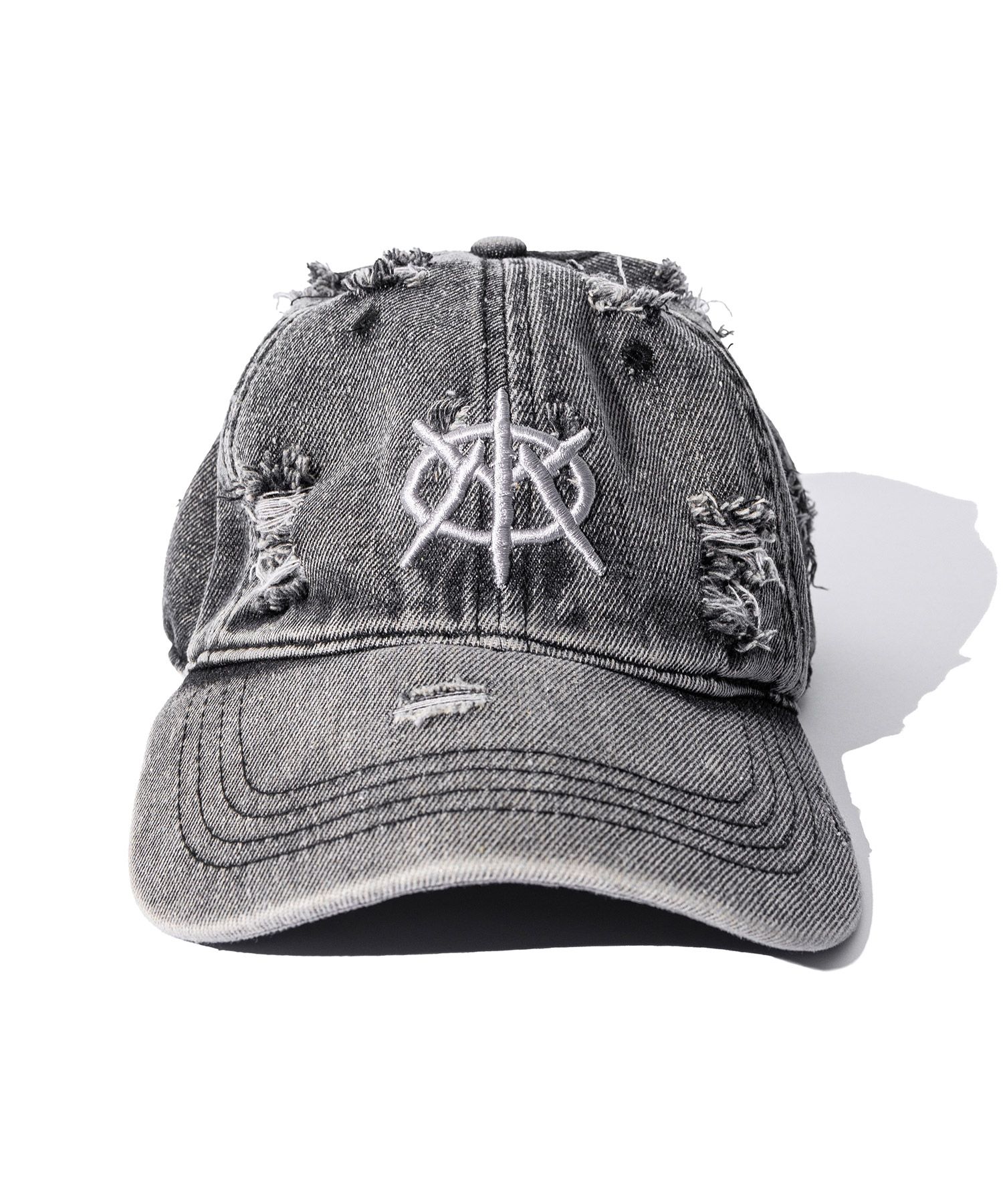 MUSINSA | MASSNOUN Emblem Washed Dying Vintage Ball Cap