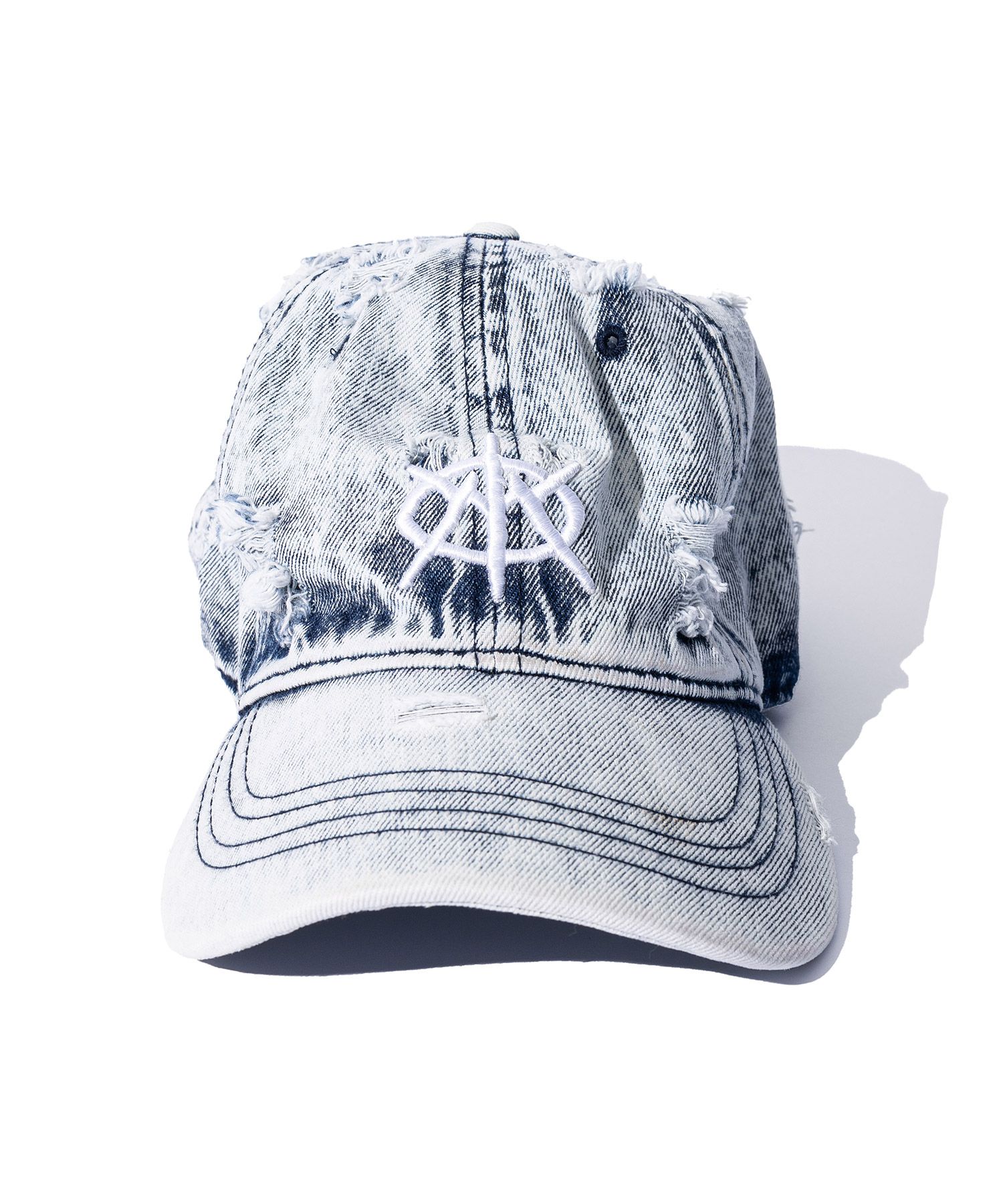 【massnoun】25SS★ Unmeasured Washed Dyeing Vintage Ball Cap MAS BONE WASHED DYING VINTAGE BALL CAP MSFAC002-GR