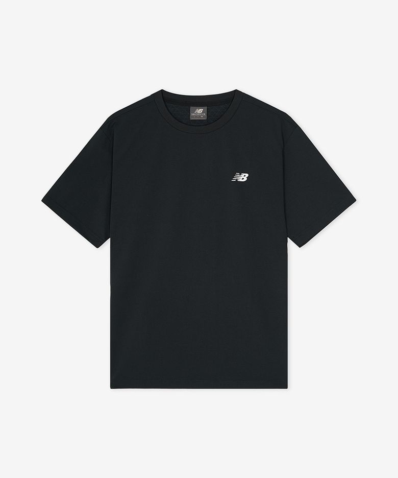 NBNEGCO210 / UNI FROZEN 스몰로고 반팔티 (BLACK)
