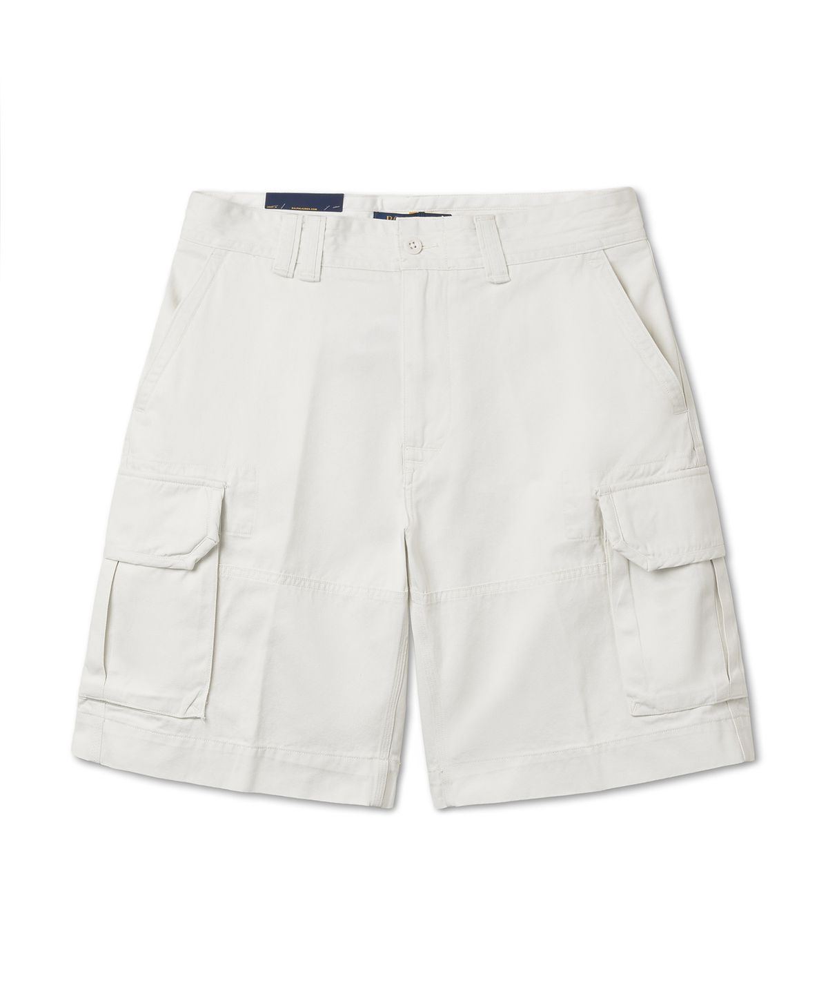 폴로 랄프 로렌(POLO RALPH LAUREN) 릴렉스핏 트윌 카고 쇼트 - 화이트