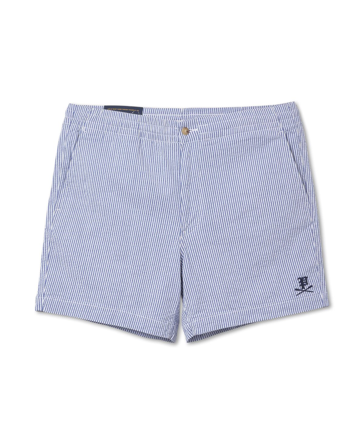 폴로 랄프 로렌(POLO RALPH LAUREN) 폴로 프렙스터 시어서커 쇼트 - 블루