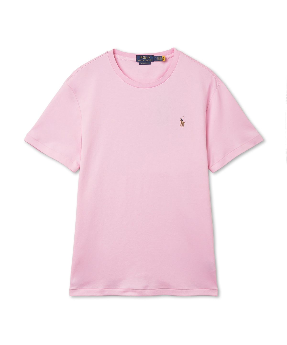 폴로 랄프 로렌(POLO RALPH LAUREN) 커스텀 슬림 소프트 코튼 티 - 핑크