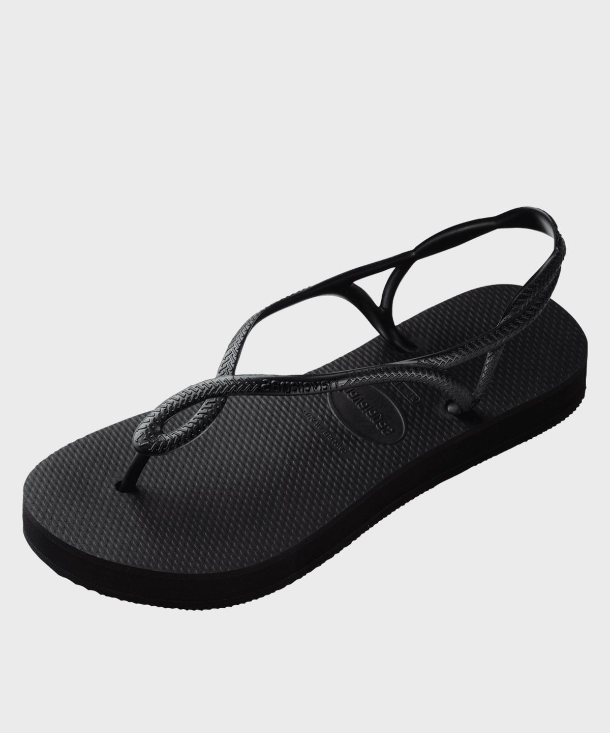 하바이아나스(HAVAIANAS) 루나 플랫폼 쪼리 샌들 Black