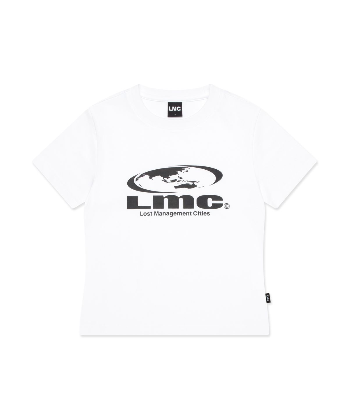 엘엠씨(LMC) WM OVAL GLOBE CROPPED TEE white