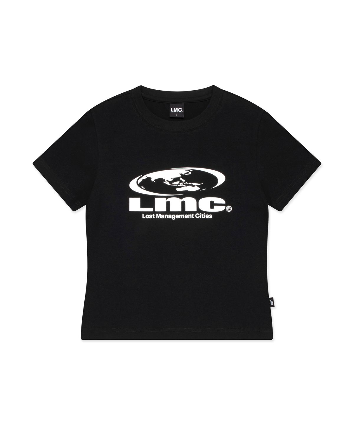 엘엠씨(LMC) WM OVAL GLOBE CROPPED TEE black