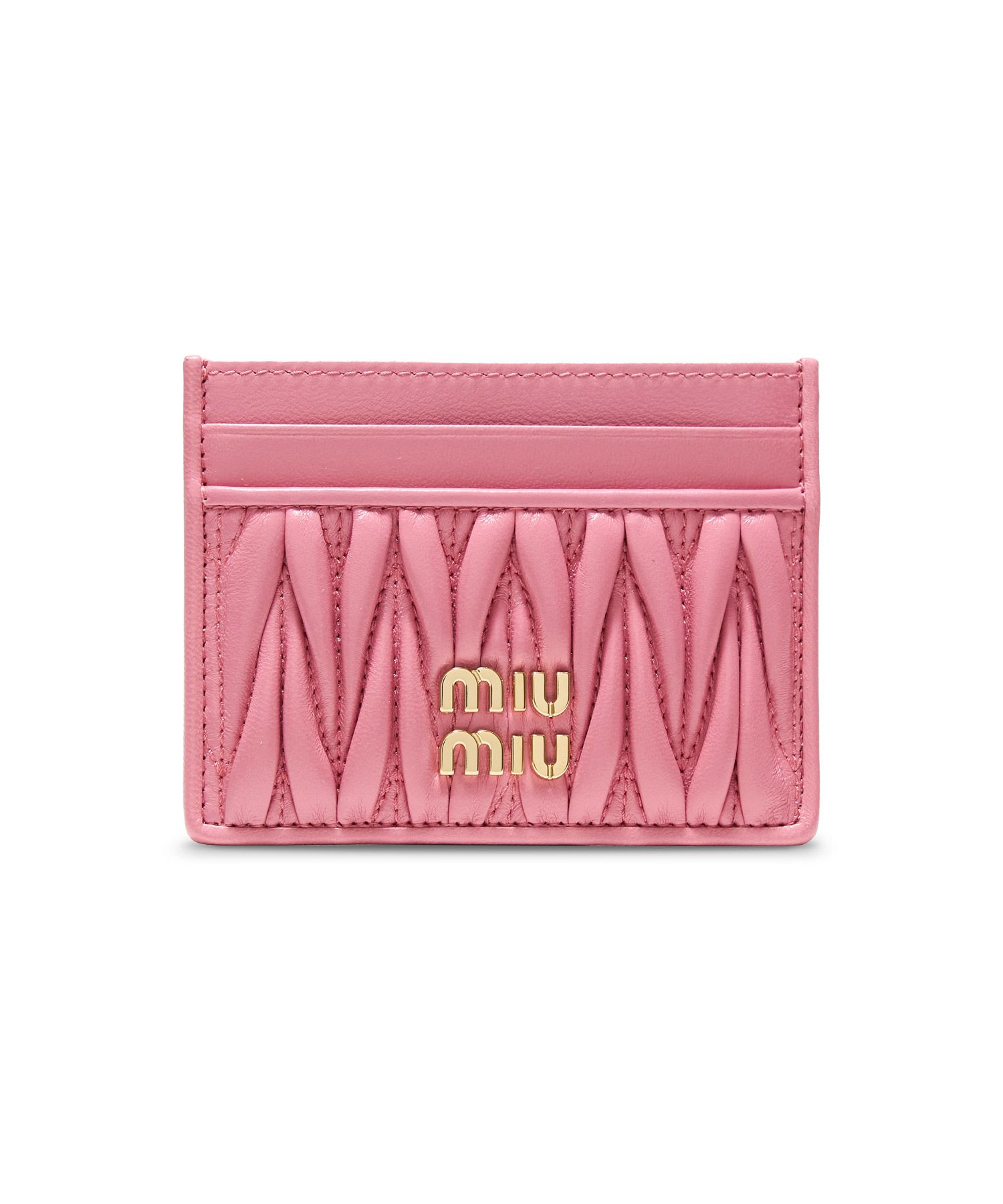 MUSINSA RAFFLE | Miu Miu Matelasse Nappa Leather Card Holder in