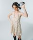 VINTAGE FLOWER ONEPIECE_cream yellow