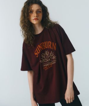 SUNBURN VINTAGE T-SHIRT_burgundy