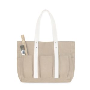 8 Pocket 3 Way Bag Washed Canvas ( 워시드 캔버스 ) ( Beige )
