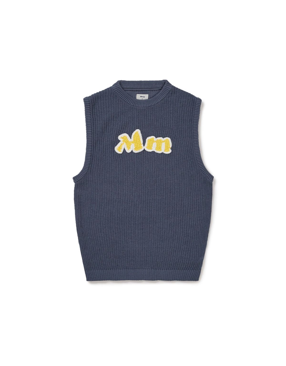 엠엠엘지(MMLG) [Mmlg] MM KNIT VEST (VINTAGE BLUE)