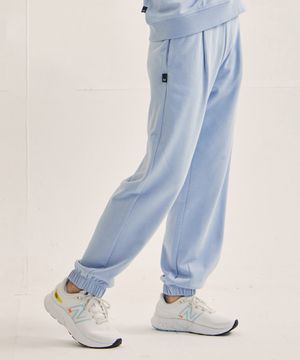 WW 원 턱 조거 스웨트 팬츠[스카이블루]