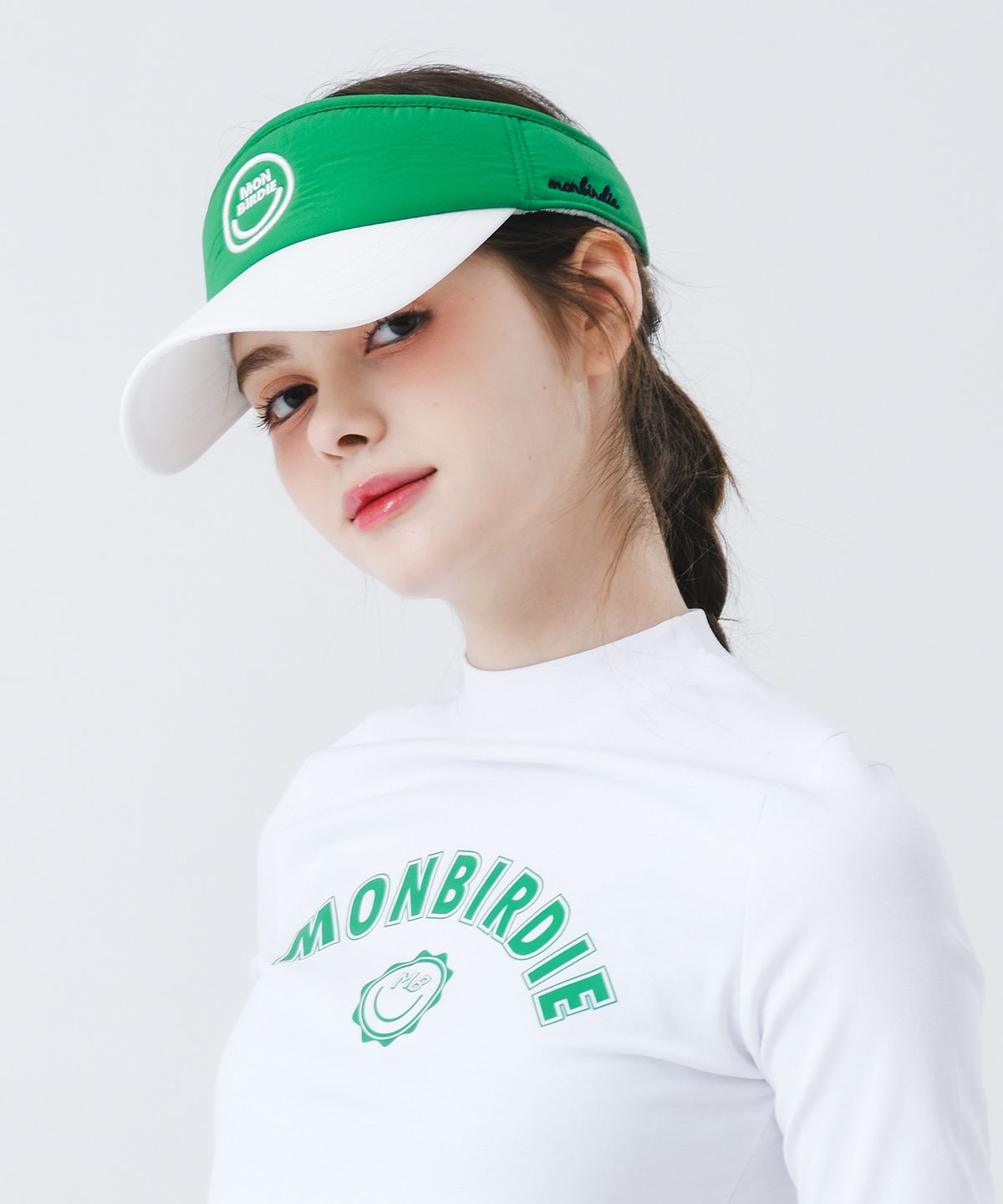 몽버디 골프(MONBIRDIE GOLF) 스마일 썬바이저 GREEN