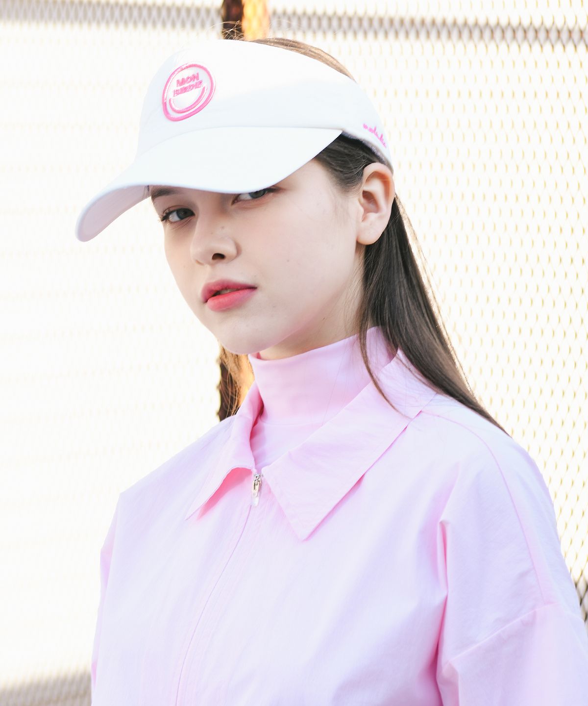몽버디 골프(MONBIRDIE GOLF) 스마일 썬바이저 WHITE