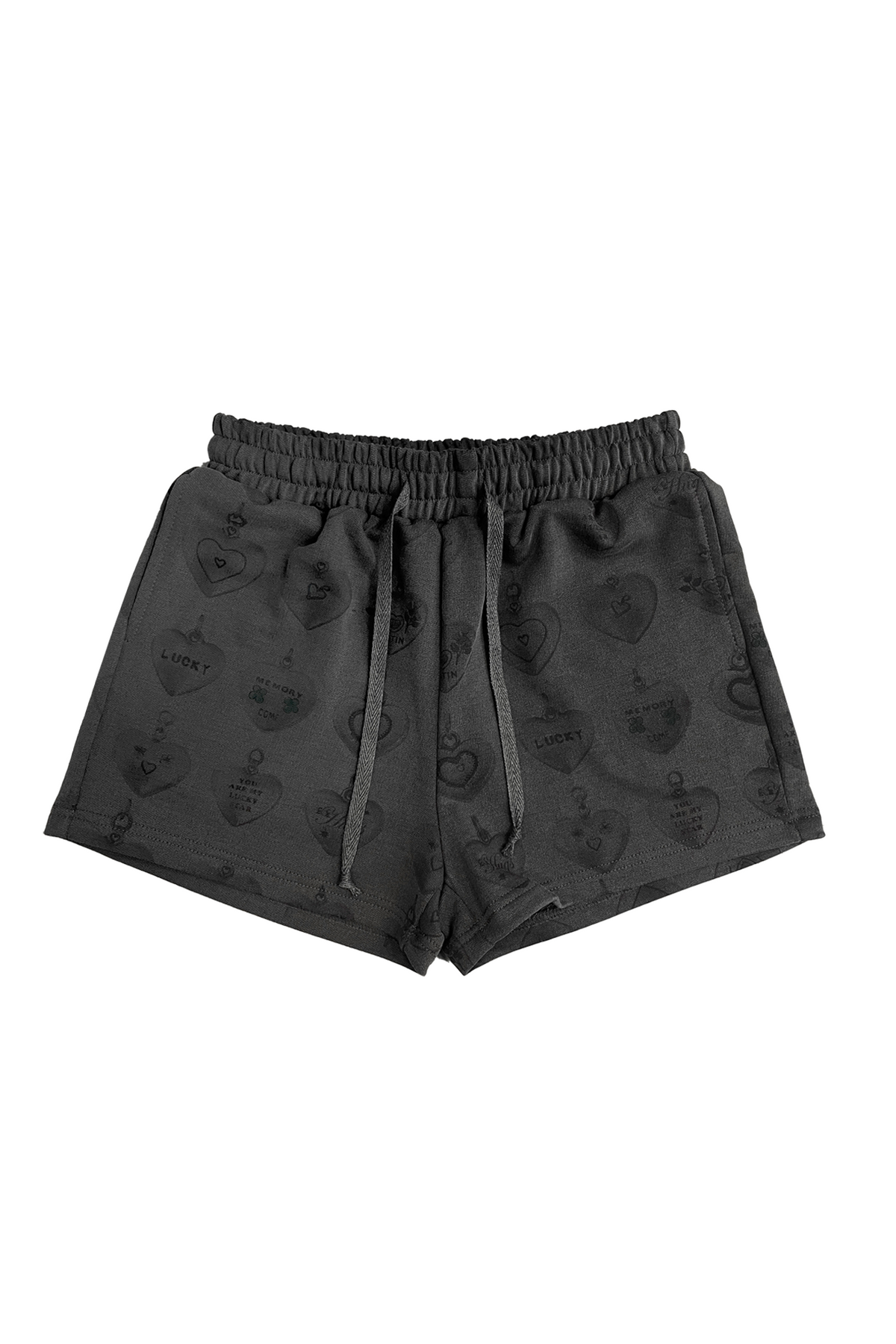투머치택스(TOOMUCHTAX) PENDANT SHORTS (CHARCOAL)