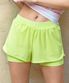 여성용 미들 비치팬츠 보드숏  B501 형광그린