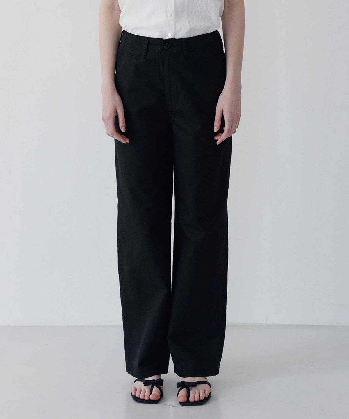 튜드먼트(TTUDEMENT) COIN POCKET PANTS BLACK