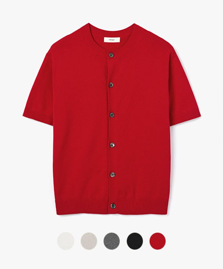 넬리 라운드 하프 가디건 (5COLOR)