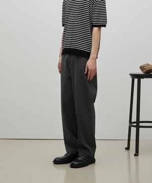 유주얼 레귤러 치노 팬츠 챠콜