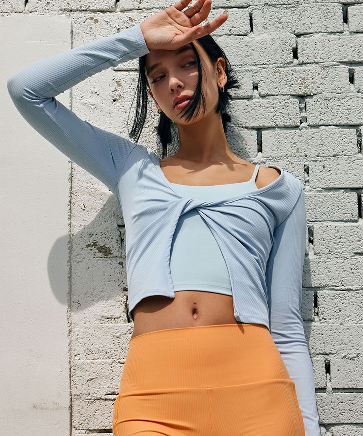 데비웨어(DEVIWEAR) 글로우 트위스트 커버업 DEVI-T0106-스카이