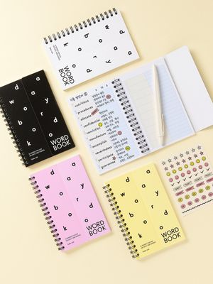 [4종 팩] 레터링 워드북 베이직 단어장_영단어장