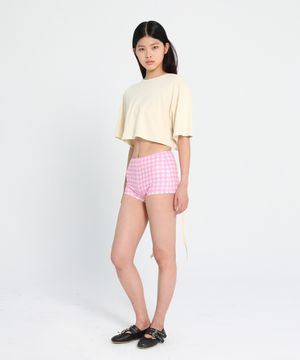 UPSIDE DOWN T-SHIRT_CREAM