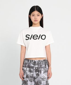s/e/o LOGO CROPPED TEE_IVORY