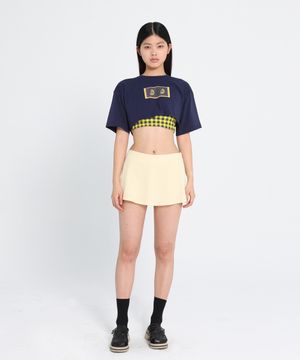 MOON MICRO CROPPED TEE_NAVY
