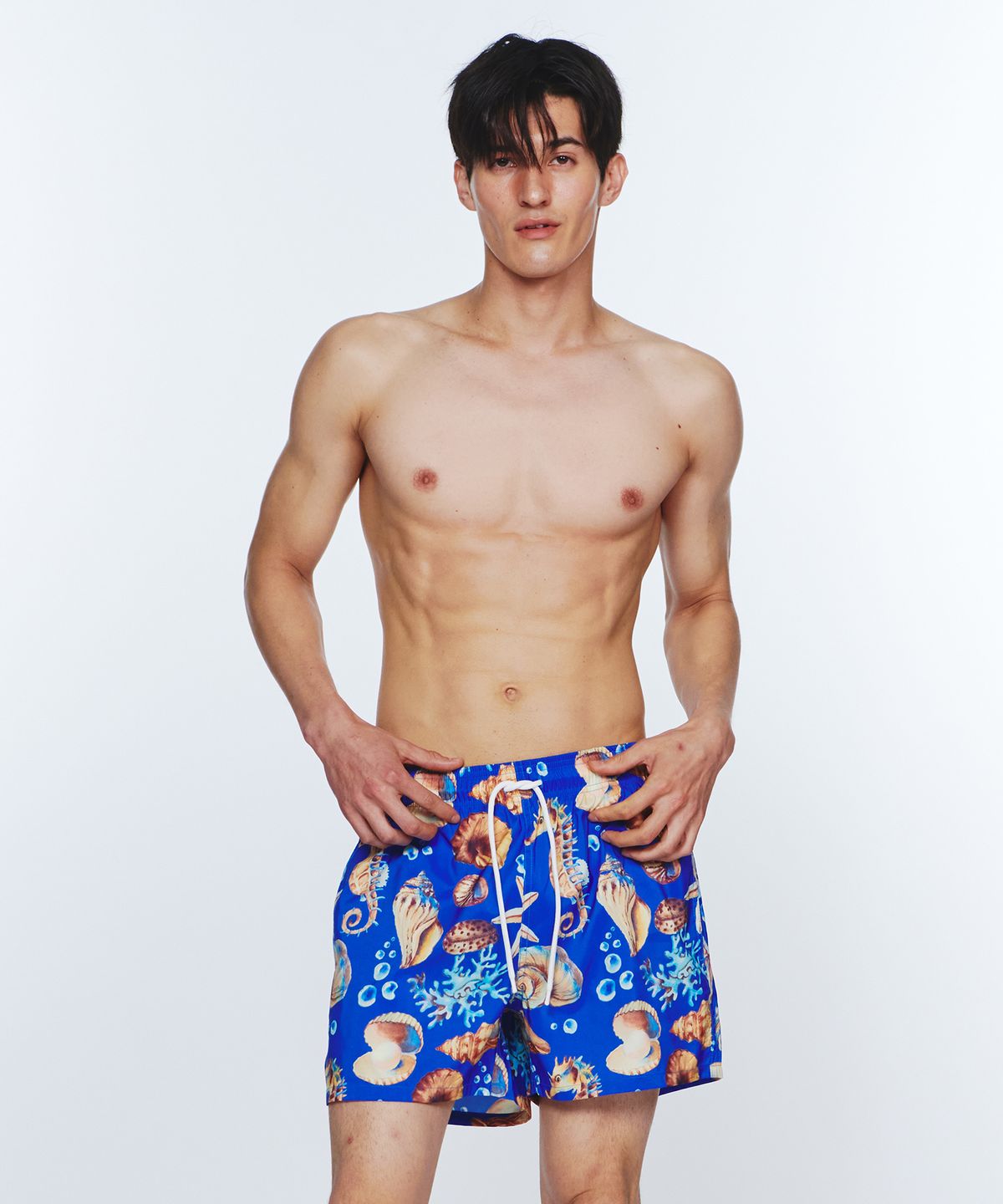 딜라잇풀(DELIGHTPOOL) Marine Breeze Swim Trunks - Ocean Blue
