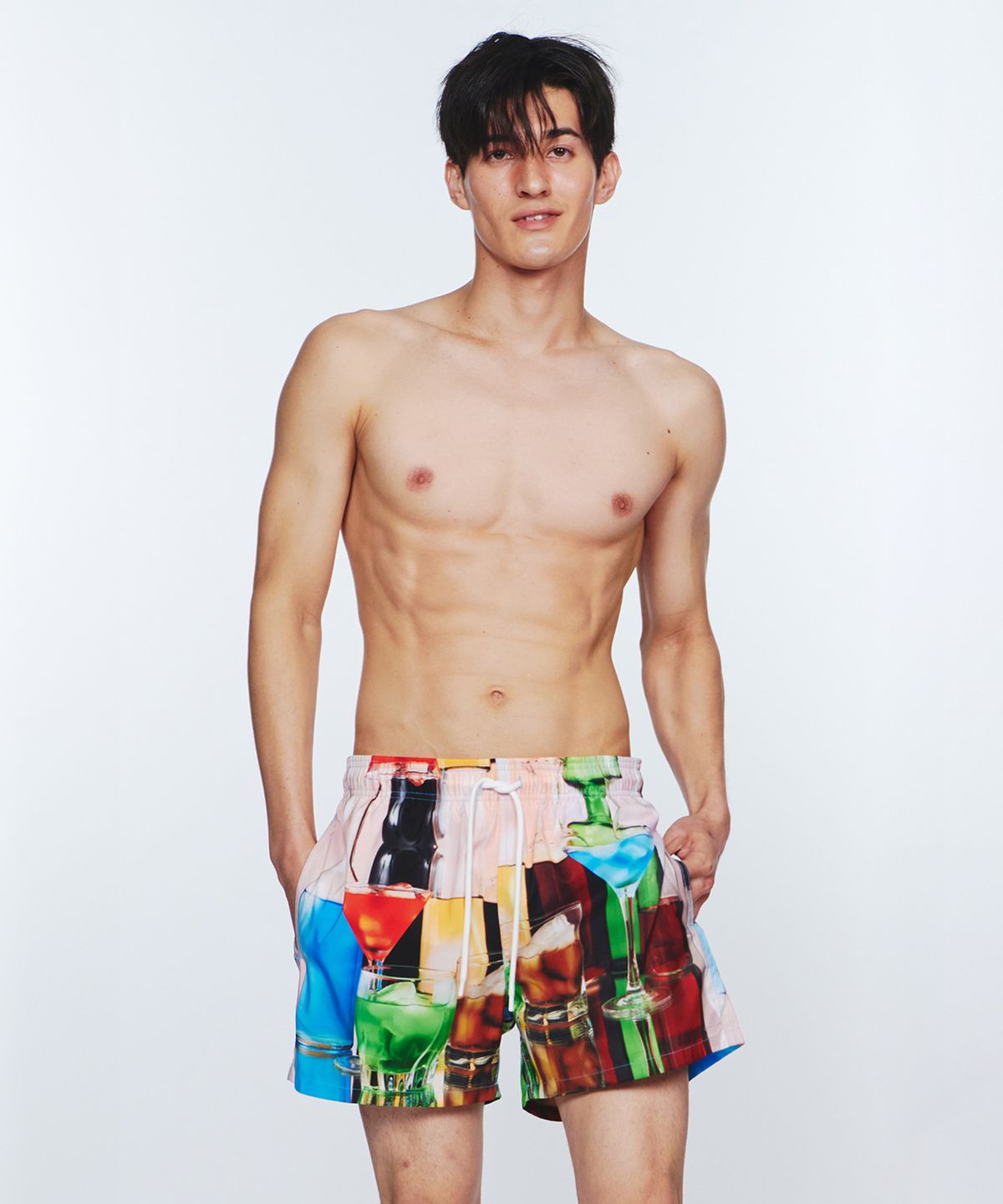 딜라잇풀(DELIGHTPOOL) Cocktail Love Swim Trunks - Multi