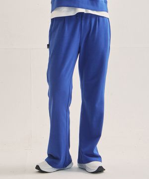 WW 원 턱 세미 와이드 스웨트 팬츠[울트라마린]