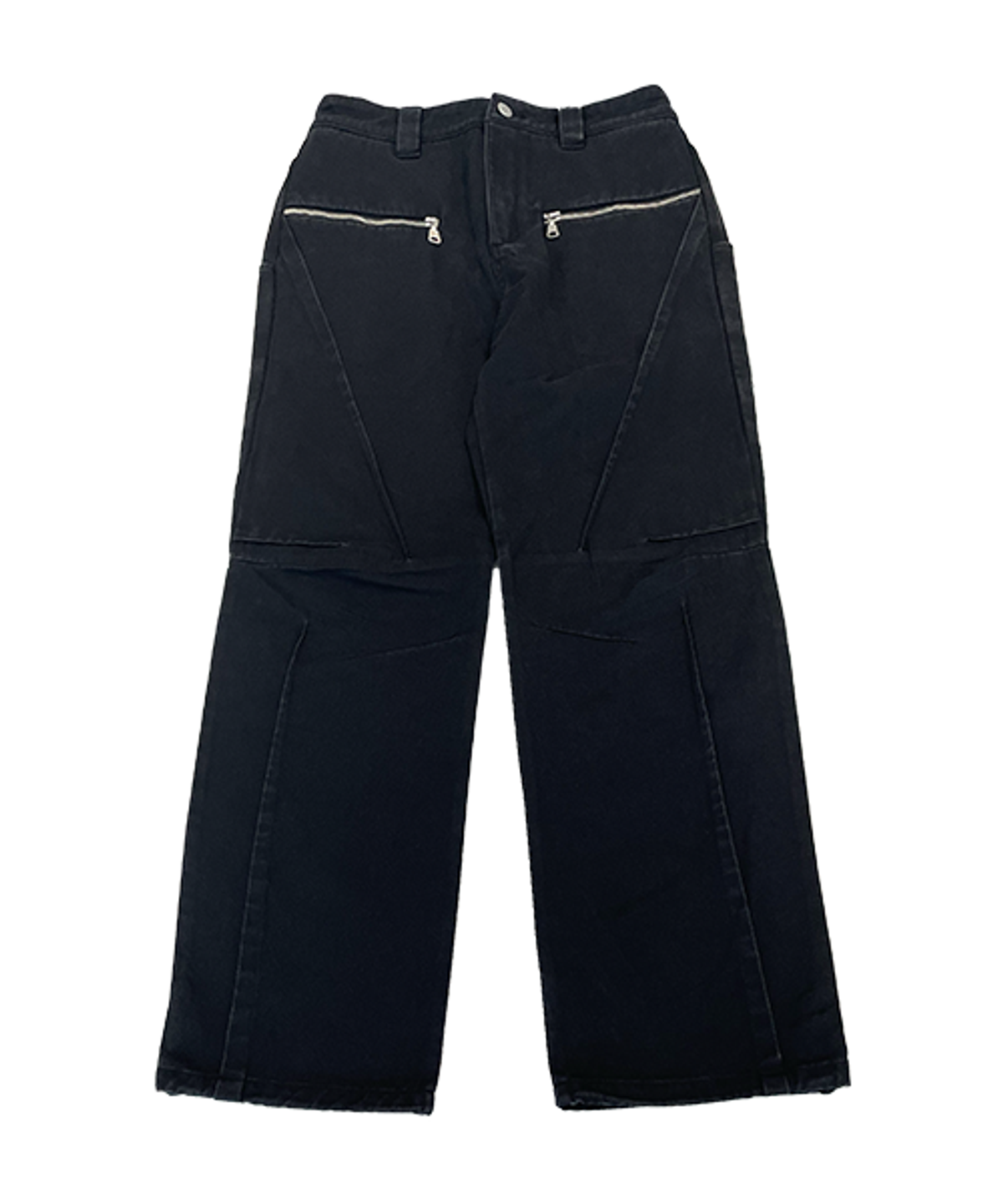 더콜디스트모먼트(THECOLDESTMOMENT) TCM slash pants (black)